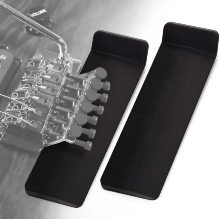 Guitar floating bridge shim
