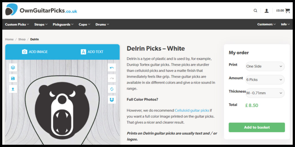 Custom plectrums by OwnGuitarPicks